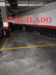 Espacio de estacionamiento alquilado