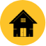 Icono de casa amarilla